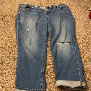 Old navy boyfriend skinny jeans